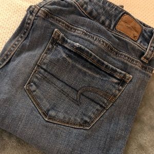 6 X-Long American Eagle Skinny Kick Jeans